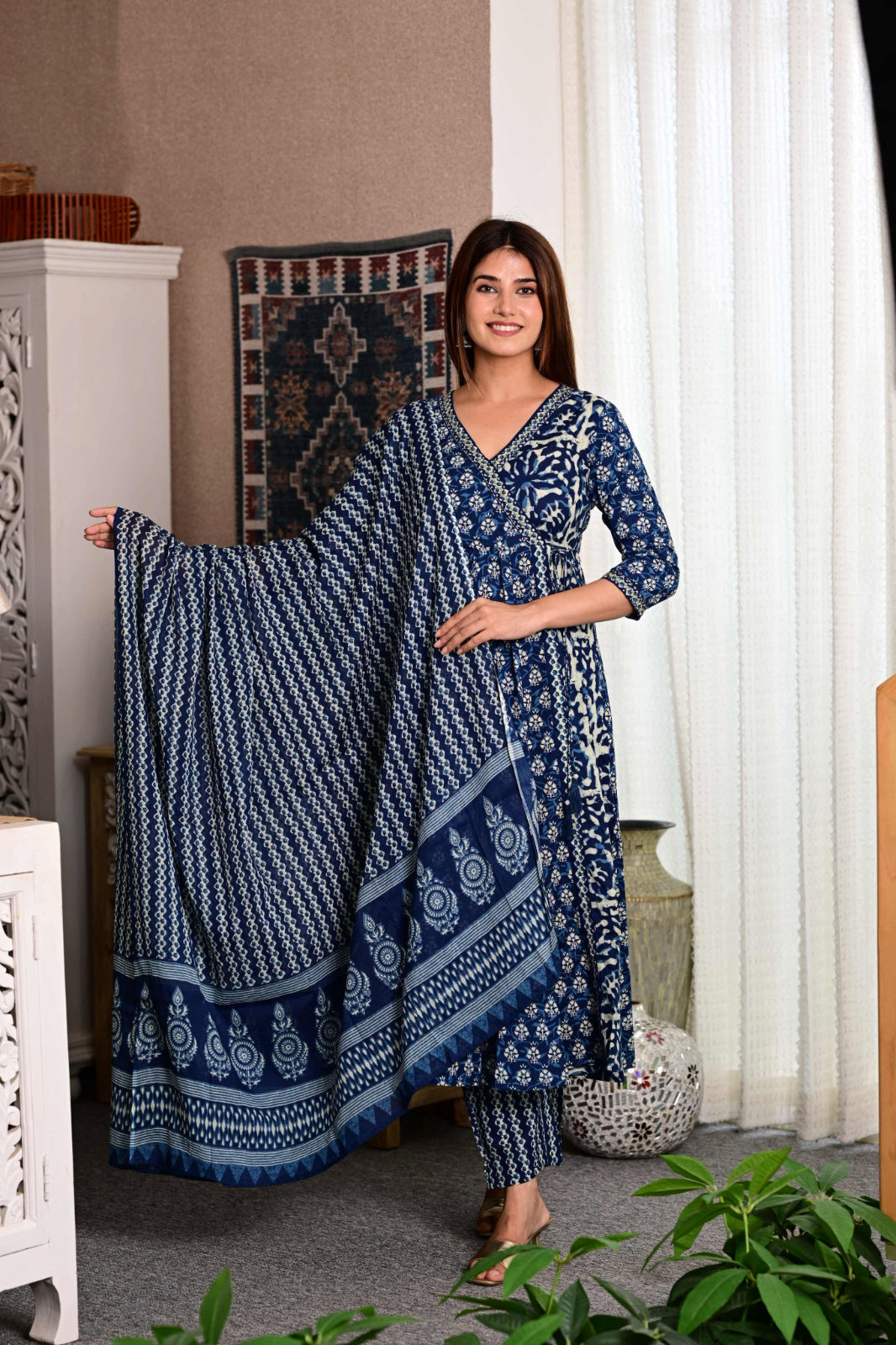 Anarkali Kurta Set With Dupatta