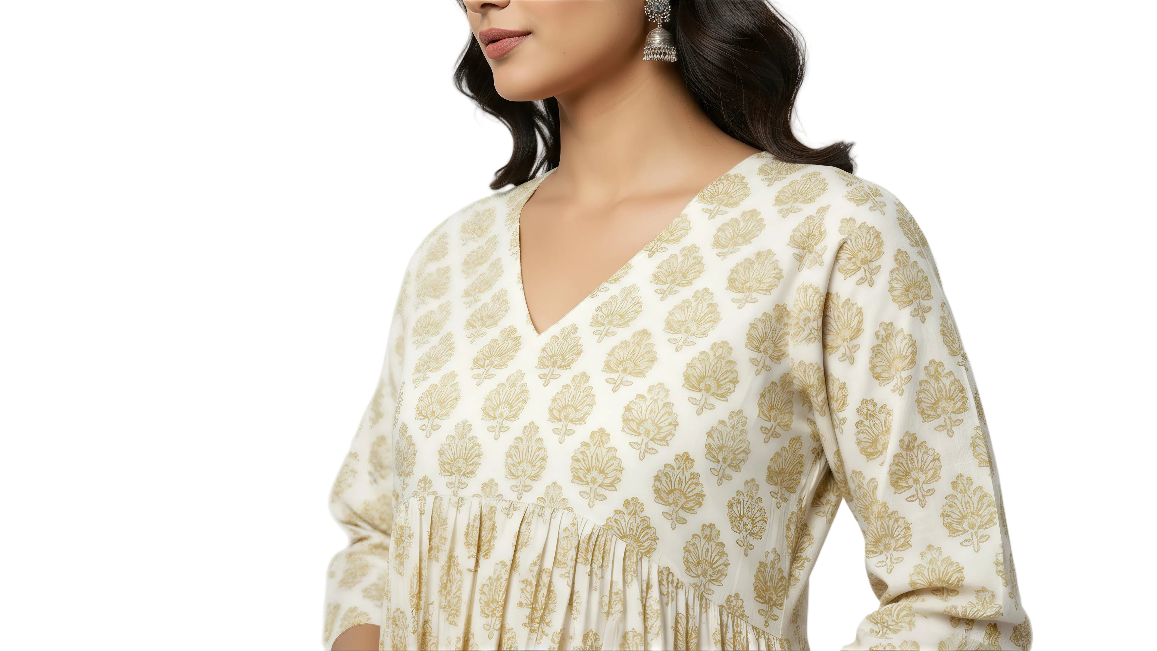 Aliya Chudidaar Yellow Full Sleeves